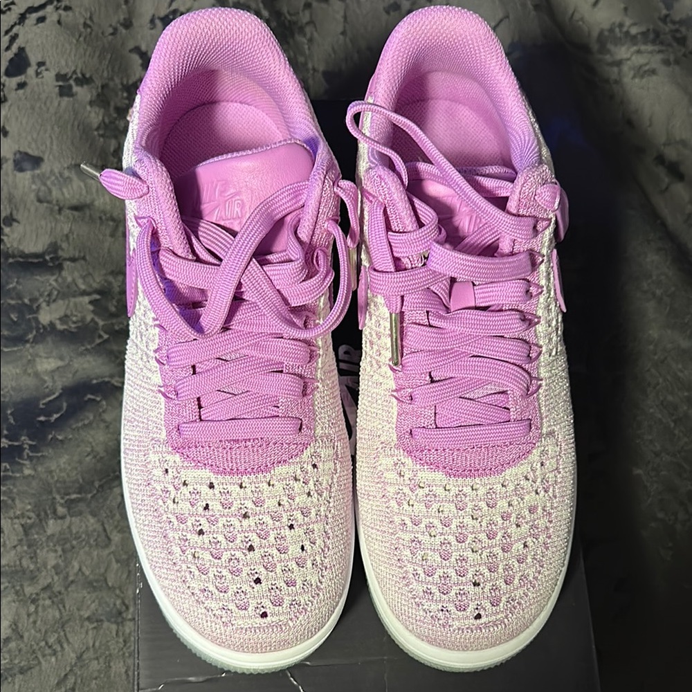 Nike Women's Fuchsia AF1 Flyknit Low